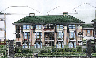 architect drawing of part of our project